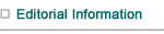 Editorial Information