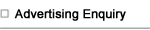 Advertising Enquiry
